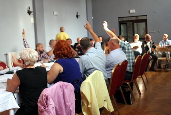 Głosowanie imienne na XLV Sesji Rady Miejskiej Golczewa