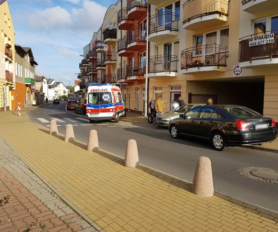 W Midzyzdrojach samochd zderzy si z rowerem