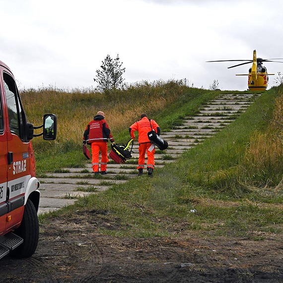 Kobieta, po odzyskaniu przytomności, odmówiła dalszej pomocy