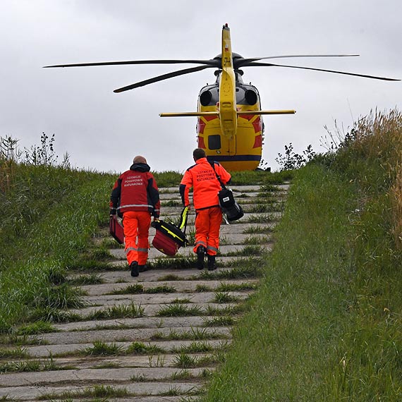 Kobieta, po odzyskaniu przytomności, odmówiła dalszej pomocy