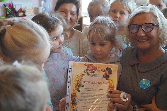 Wizyta w Niepublicznym Przedszkolu na Garncarskiej 16.10.2018.