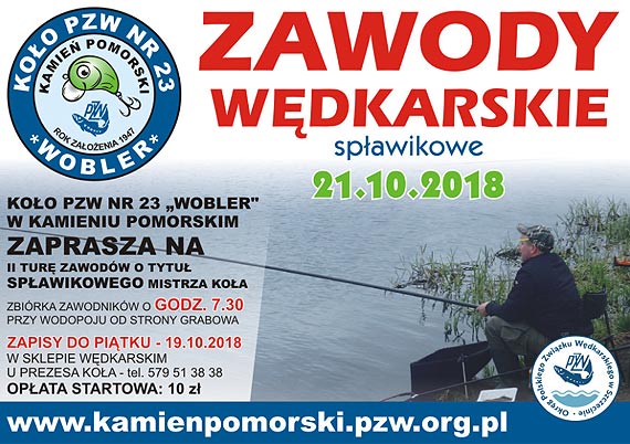 Zapraszamy na II tur� zawod�w w�dkarskich