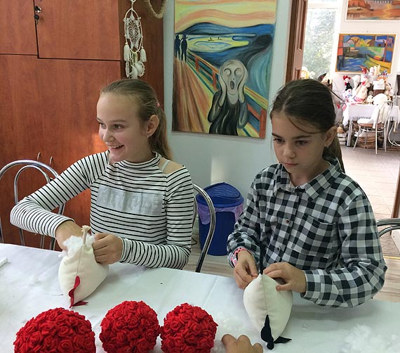 Materiałowe dekoracje