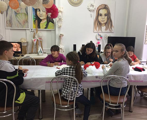 Materiałowe dekoracje