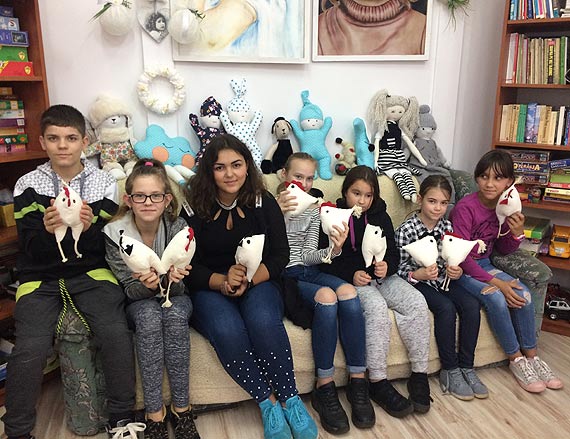 Materiałowe dekoracje