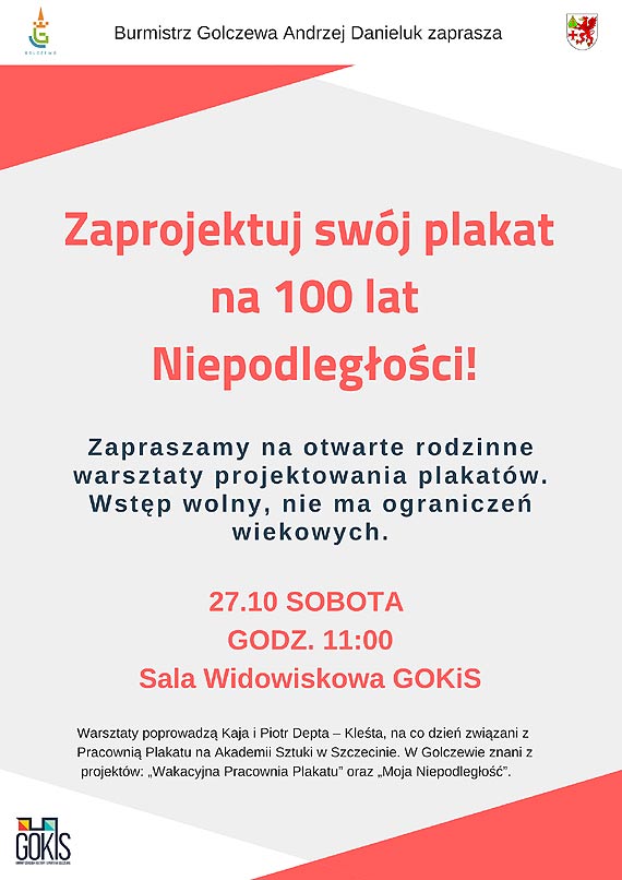 Zaprojektuj swj plakatna 100 lat Niepodlegoci!