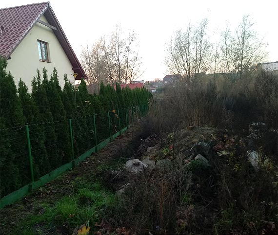 Działka-śmietnik w Wolinie