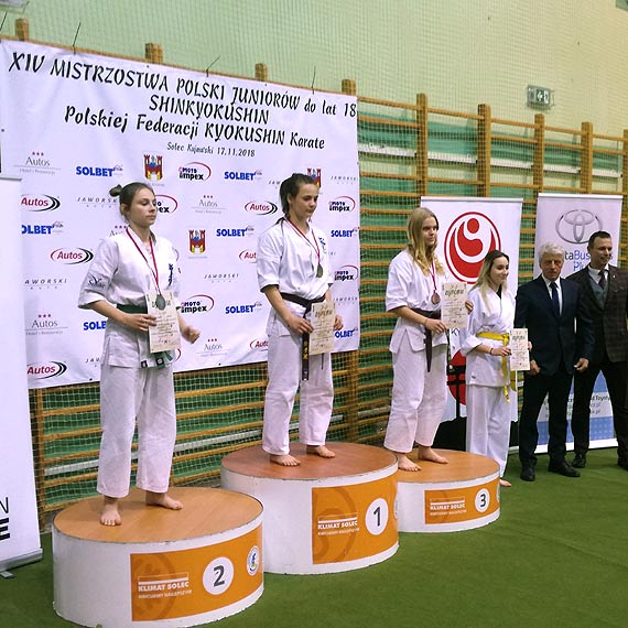 Karatecy Powiatu Kamieskiego na Mistrzostwach Polski Juniorw do lat 18 SHINKYOKUSHIN Polskiej Federacji Kyokushin Karate