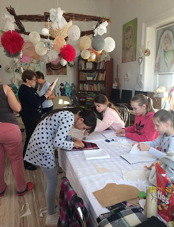 Coś ładnego z materiału