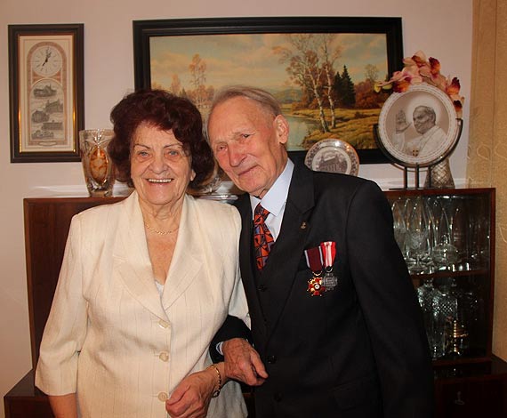 Podw�jny Jubileusz urodzin Pa�stwa Proszko z Wolina