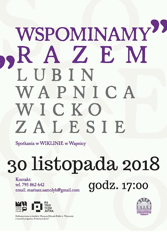 WSPOMINAMY RAZEM - podsumowanie