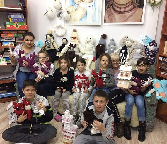 Anio�ki i renifery w Gostyniu