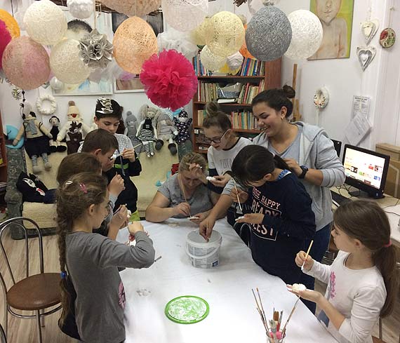 Aniołki i renifery w Gostyniu