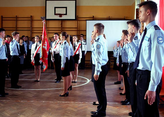 Ślubowanie w Liceum Ogólnokształcącym im. Bolesława Krzywoustego w Kamieniu Pomorskim