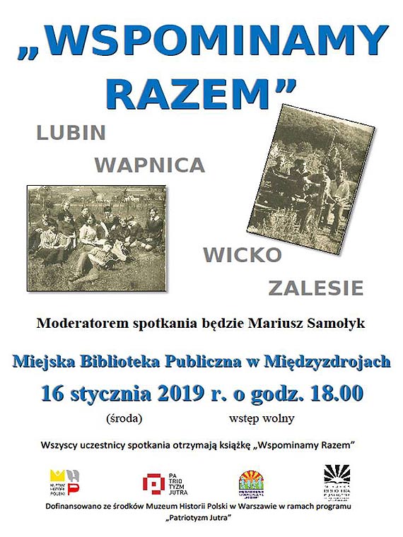 Zapowied spotkania „Wspominamy razem”