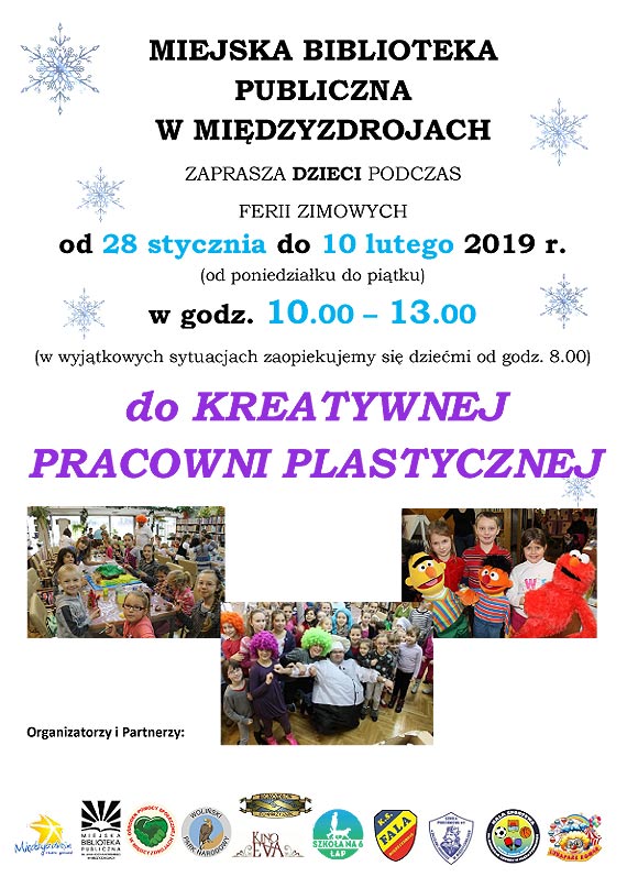 Sp�d� ferie w „Kreatywnej Pracowni Plastycznej” w bibliotece