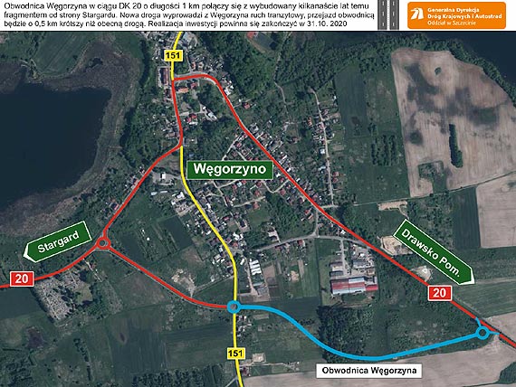 Oferty cenowe w przetargu na budowę obwodnicy Węgorzyna otwarte