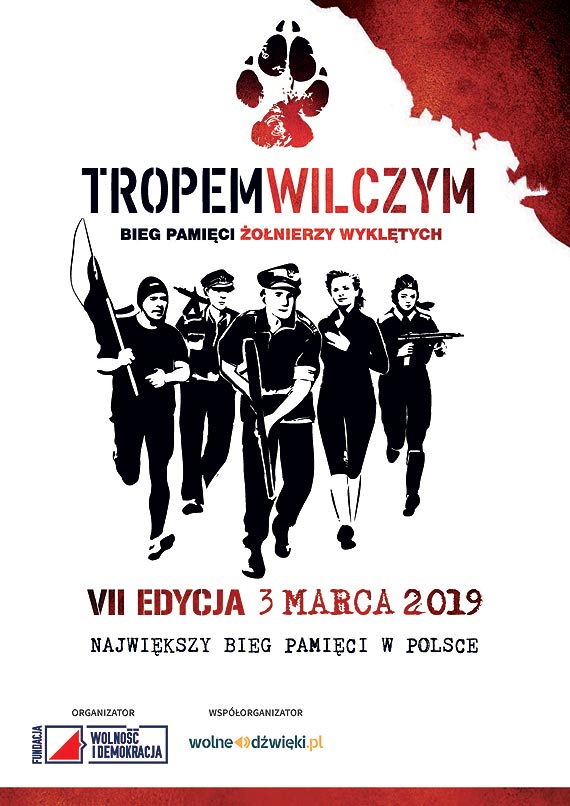 Zapisy do VII edycji „Tropem Wilczym. Bieg Pamici onierzy Wykltych 2019” w Midzyzdrojach