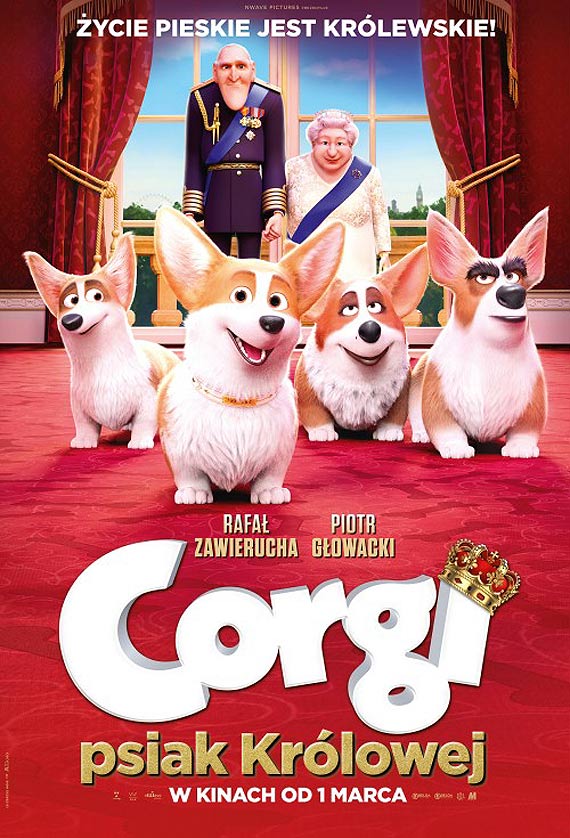 Corgi psiak Królowej, Kapitan Marvel oraz Kurier już od piątku w kinie Eva