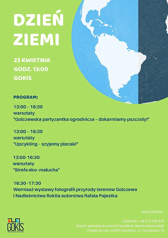 Dzie Ziemi w Gminnym Orodku Kultury i Sportu w Golczewie