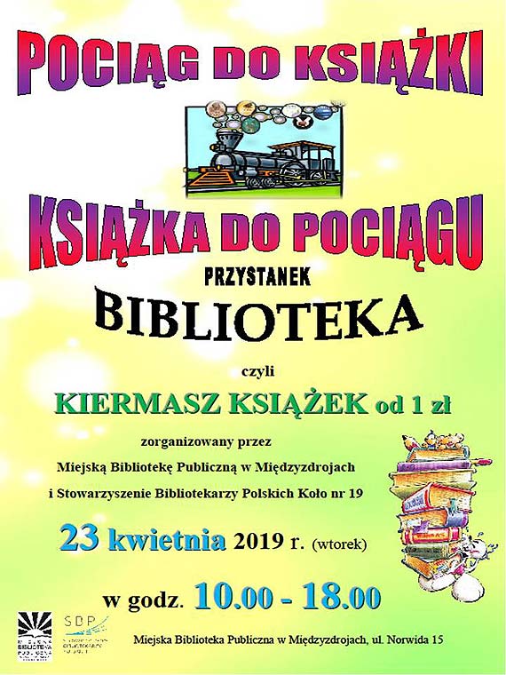 Pociąg do książki - książka do pociągu. Przystanek Biblioteka Międzyzdroje