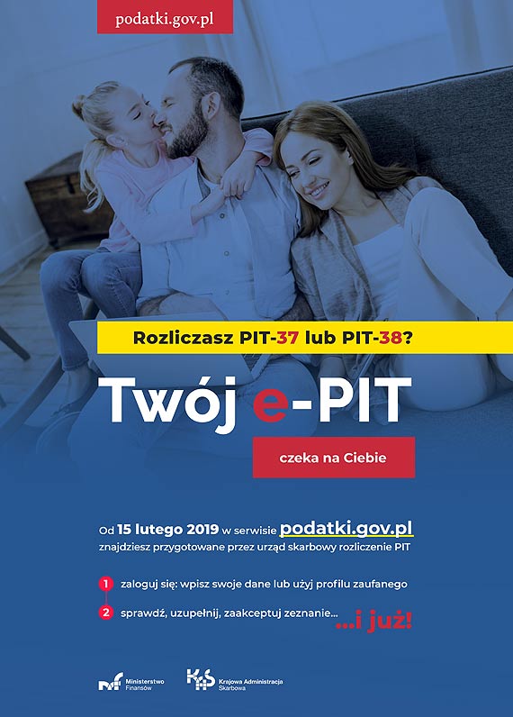 Zaakceptuj Tw�j e-PIT na „podatki.gov.pl” do 30 kwietnia br.