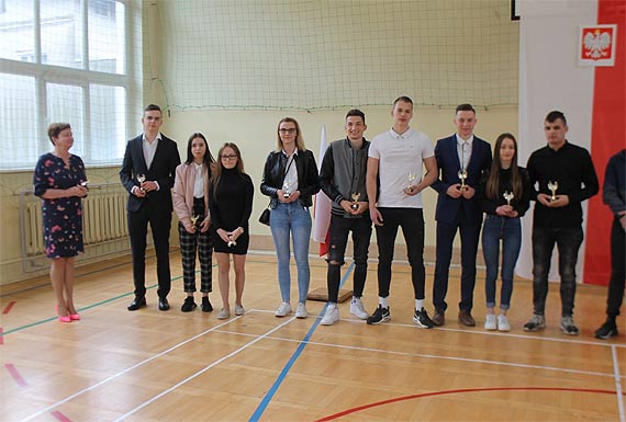 Pożegnanie absolwentów Liceum, Technikum im. prof. Adama Wodziczki w Zespole Szkół Ponadgimnazjalnych w Wolinie