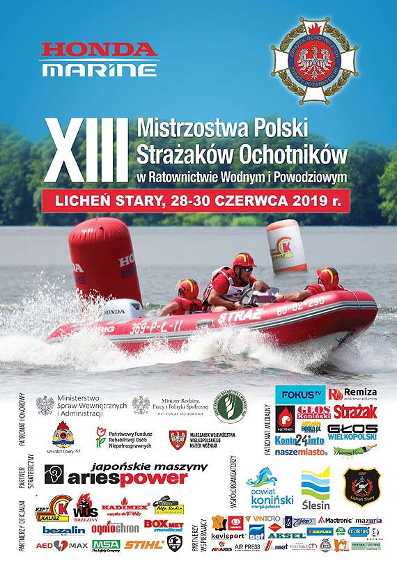 XIII Mistrzostwa Polski Stra�ak�w Ochotnik�w w Ratownictwie Wodnym i Powodziowym