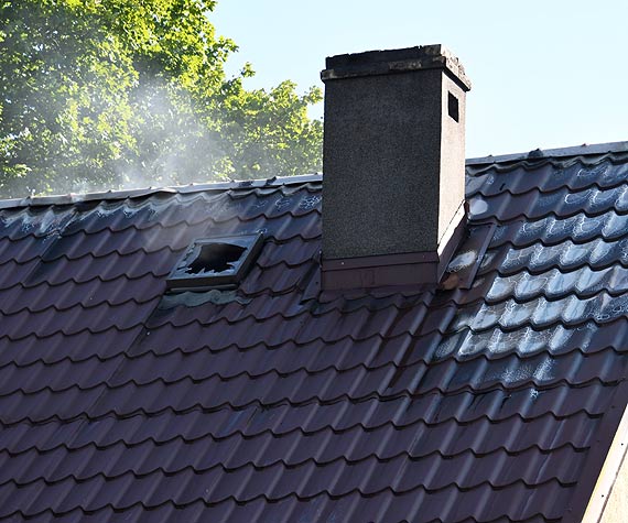 Pożar domu w Dargobądzu