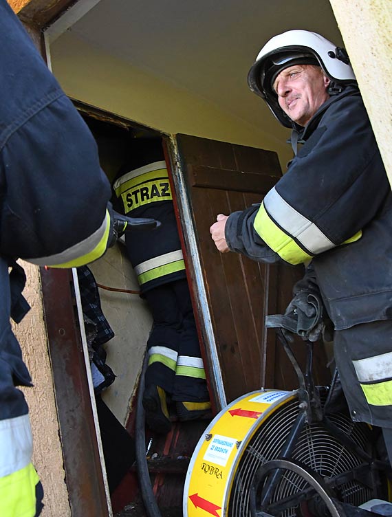 Pożar domu w Dargobądzu