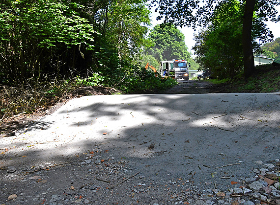 Zdewastowana instalacja deszczowa w Lubinie i Wapnicy