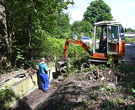Zdewastowana instalacja deszczowa w Lubinie i Wapnicy