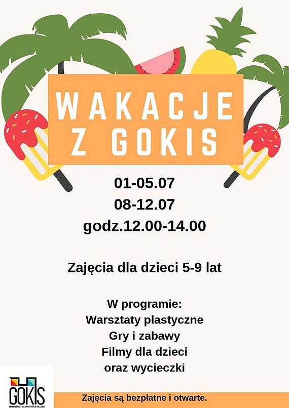 Wakacje z GOKiS dla najm�odszych