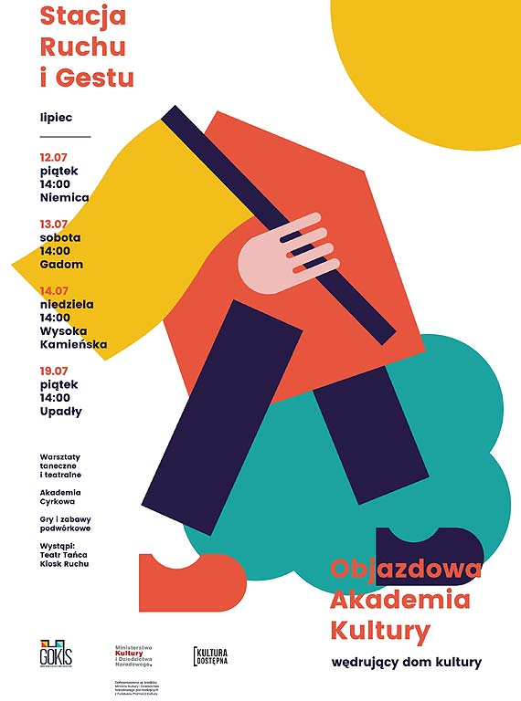 Objazdowa Akademia Kultury jedzie dalej – Stacja Ruchu i Gestu