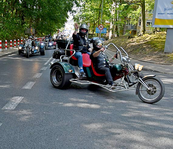 Zlot motocyklistw gocinnie w Midzyzdrojach