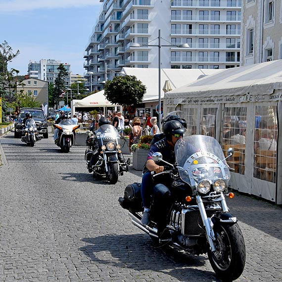 Zlot motocyklistw gocinnie w Midzyzdrojach