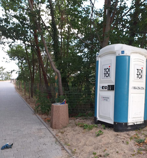 Bezp�atne toalety w Mi�dzyzdrojach