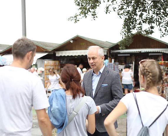 Politycy Platformy nad morzem