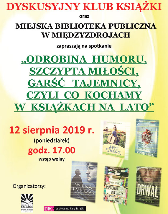 „… co kochamy w ksi��kach na lato” czyli spotkanie Dyskusyjny Klub Ksi��ki w Mi�dzyzdrojach