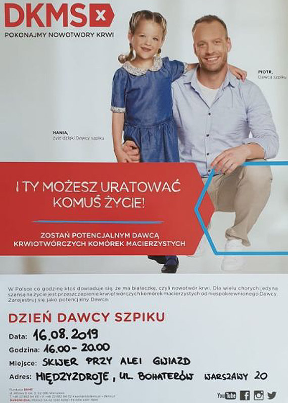 Dzie dawcy szpiku w Midzyzdrojach