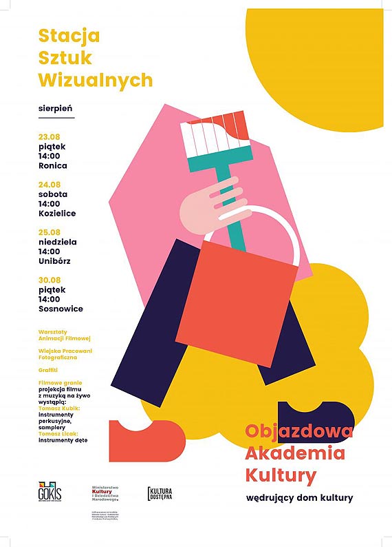 Objazdowa Akademia Kultury w sierpniu - Stacja Sztuk Wizualnych