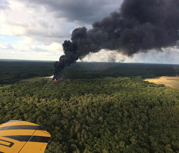 500 le�nik�w pilnuje lasu przed po�arem