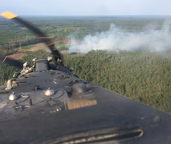 500 le�nik�w pilnuje lasu przed po�arem