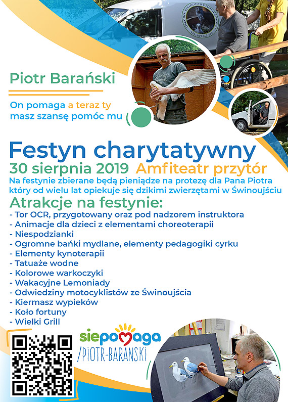 Wielki festyn charytatywny dla Pana Piotra Baraskiego!