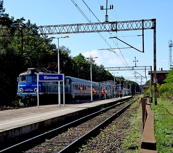 Remont kolejnej stacji PKP