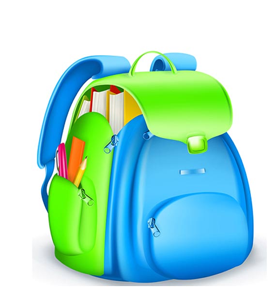 Tornister na obu ramionach