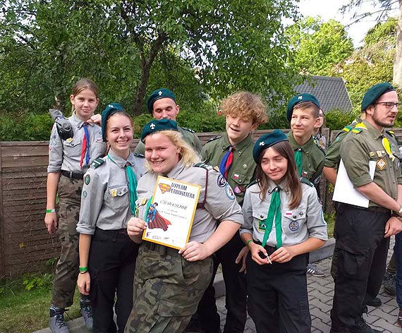 Podium dla harcerzy z Międzyzdrojów w Ogólnopolskim Rajdzie Harcerskim „Granica”