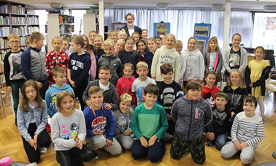 Wsp�lne rymowanie, czyli spotkanie z Micha�em Rusinkiem