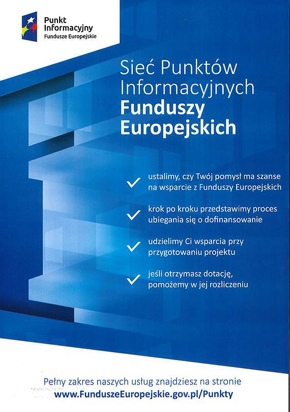 Zapraszamy do korzystania z punktu konsultacyjnego do spraw funduszy europejskich