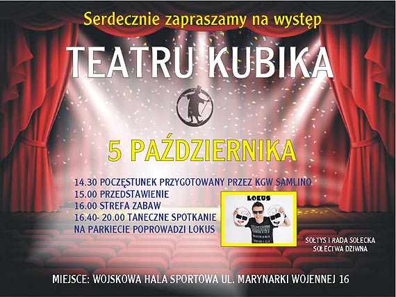 So�ectwo Dziwna zaprasza na wyst�p Teatru Kubika